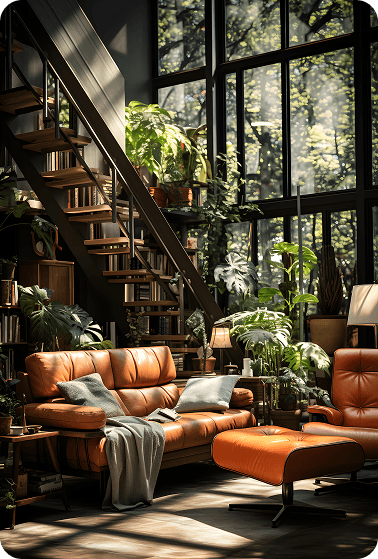 Sophisticated interior design